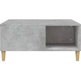  Stolić za kavu boja betona 80 x 80 x 36,5 cm konstruirano drvo | Eponuda.com