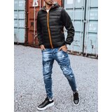 DStreet Kurtka męska przejściowa pikowana czarna | Shoptok.si