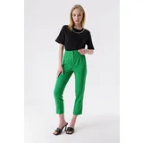 HAKKE High Waist Double Flare Trousers