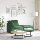  Modularna sofa s podnožjem i jastucima, tamnozelena, korduro tkanina | shoptok.hr