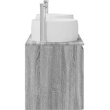  Set ormarića za kupaonicu 3 kom. Siva Sonoma 49,5 x 44,5 x 66 cm | shoptok.hr