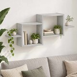  Polica na zidu Betonska siva 95 x 17 x 37 cm Konstruirano drvo | shoptok.hr
