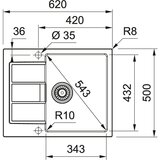 Franke SUDOPER S2D 611-62 Glečer bijela, (143.0616.341) | shoptok.hr