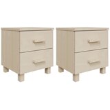  Noćni ormarići HAMAR 2 kom boja meda 40x35x44,5 cm od borovine | shoptok.hr