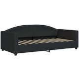 vidaXL Dnevni krevet na razvlačenje s ladicama crni 90x190 cm tkanina | shoptok.hr