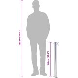  Vrtni stup za vodu 80 cm od nehrđajućeg čelika okrugli | shoptok.hr