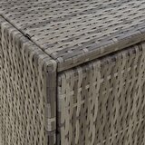  Vrtni ormarić za pohranu sivi 198x55 5x80 cm od poliratana | shoptok.hr