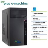 PCPLUS namizni računalnik e-machine i5 12400F/16GB/SSD 500GB/GT 730 2GB/brez OS Cene