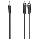 Hama 00205112 utičnica / Cinch audio priključni kabel [2x muški cinch konektor - 1x 3,5 mm banana utikač] 5 m crna Cijene