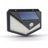 Phenom Stenska LED solarna svetilka 136 LED 5W 260lm s senzorjem gibanja in mraka 3 načini delovanja, (20383218) Cene
