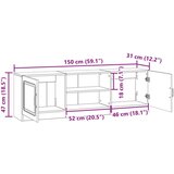 TV omarica Star les 150 x 31 x 47 cm Inženirski les, (5000210178) | Shoptok.si