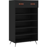Maison Chic Omarica za obutev - Kopa za čevlje črna 60x35x105 cm inženirski les, (21776676) Cene
