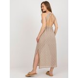 Och Bella Dress-TW-SK-BI-8676.22-beige Cijene