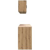 vidaXL Garažne omare 6 kosa artisan hrast inženirski les, (22047643) | Shoptok.si
