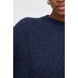 Answear Lab Pulover z volno mornarsko modra barva | Shoptok.si