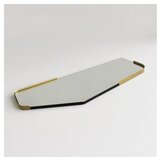Hanah home ogledalo irregular black
