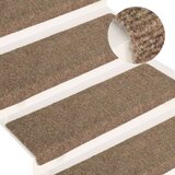  Preproge za stopnice 15 kosov 65x21x4 cm krem, (20980946) | Shoptok.si