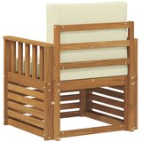  Set vanjskih sofa Čvrsto drvo akacije i poliester | shoptok.hr