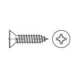 Toolcraft 1068272 vijci s upuštenom glavom za lim 4.8 mm 55 mm križni philips DIN 7982 nehrđajući čelik A2 250 St. | shoptok.hr