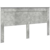 vidaXL Vzglavje z vzglavjem Betonsko siva 200 cm Konstruiran les | Shoptok.si