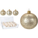  Novogodišnja kugla jelka 80mm zlatna | ePonuda.com