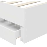  Konstrukcija postelje Bela 90 x 200 cm Inženirsko leseno, (5000121470) | Shoptok.si