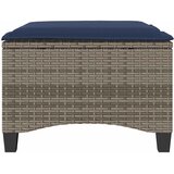  Vrtni tabure s jastucima 2 kom sivi 55x55x36 cm poliratan | shoptok.hr