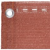 Balkonski zastor terakota 75 x 600 cm HDPE | shoptok.hr