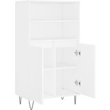  Visoka komoda bijela 60x36x110 cm od konstruiranog drva | shoptok.hr