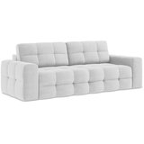Makamii Svijetlo siva sklopiva sofa od bouclé tkanine 255 cm Milu – | shoptok.hr