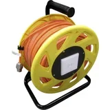 RJ45 omrežni podaljšek CAT 7a 90.00 m oranžna okrogel, (20434620)