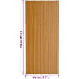 Krovni panel 12 pcs Prirodna 100 x 45 cm Pocinčani čelik | shoptok.hr