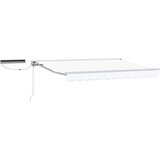  Električni zložljiv senčnik Bela 3,5 x 2,5 m, (5000205832) | Shoptok.si