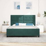  Postelja Temno Zeleno 180x200 cm Žamet, (22049410) | Shoptok.si