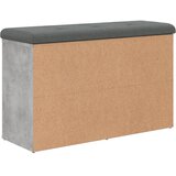  Klupa za cipele siva boja betona 82x32x50 cm konstruirano drvo | Eponuda.ba