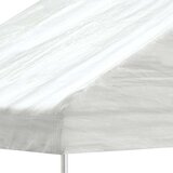 vidaXL Paviljon s streho bel 13,38x4,08x3,22 m polietilen | Shoptok.si