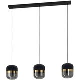 Eglo viseća lampa SINSIGA 3xE27 100 cm crna zlatna 39919 Cene