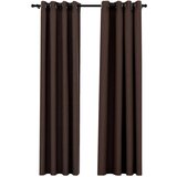 Furnova Zatemnitvene zavese z obročki 2 kosa taupe 140x245 cm, (21917528) | Shoptok.si