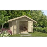 Male kuće Drveno spremište TOBIAS 10M2 318 × 348 cm – bez završnog krovnog pokrova | shoptok.hr