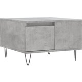 Maison Chic Klubska mizica - kavna mizica - Nizka mizica betonsko siva 55x55x36,5 cm inženirski les, (21754648) | Shoptok.si