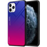 Cadorabo Ohišje, združljiv z jabolkom v vijolični - rdeči - dvobarvni zaščitni pokrov iz silikona TPU in hrbta iz kaljenega stekla, (20573184) | Shoptok.si