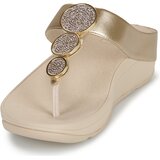 Fitflop Japonke HALO BEAD-CIRCLE METALLIC Bež | Shoptok.si