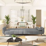  kavč dvosed z ležiščem z blazinami, žamet, svetlo siva, 220x84,5x69 cm | Shoptok.si