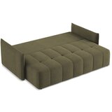Makamii Kaki zelena raztegljiva/s prostorom za shranjevanje sedežna garnitura 225 cm Moku – | Shoptok.si