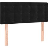  Uzglavlje crno 90x5x78/88 cm baršunasto | shoptok.hr