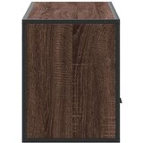 vidaXL TV ormarić boja hrasta 100x31x39,5 cm konstruirano drvo i metal | shoptok.hr