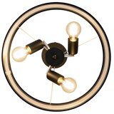  Luster na šipci HELEN 3xE27/15W/230V crna/zlatna | Eponuda.com
