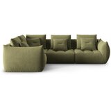 Micadoni Svijetlo zelena kutna garnitura od bouclé tkanine (s lijevim kutom) Bloom – Home Cijene