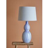 Bloomingville Modra/kremno bela namizna svetilka s tekstilnim senčilom (višina 68,5 cm) Gavisa – | Shoptok.si