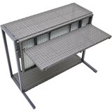 Bessagi Garden Set Za Balkon Mario, Modularen, Siva Barva | Shoptok.si